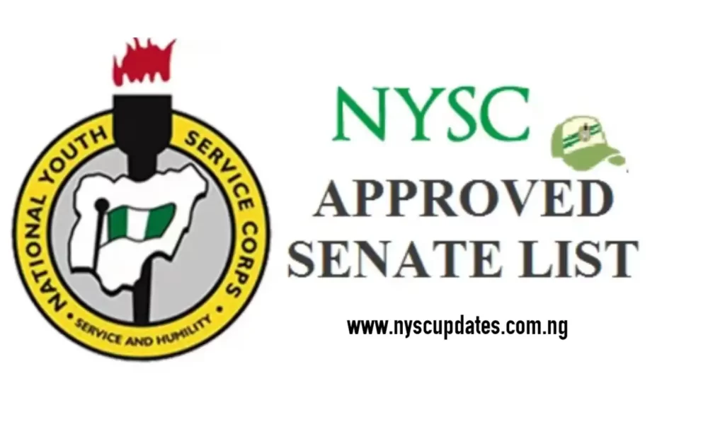 NYSC Senate List 2024/2025 How To Check Your Name NYSC Updates